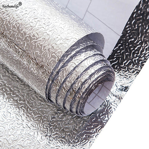 Kitchen Oil Proof Waterproof Sticker Aluminum Foil Kitchen