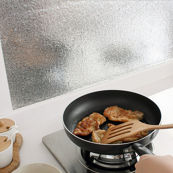 Kitchen Oil Proof Waterproof Sticker Aluminum Foil Kitchen